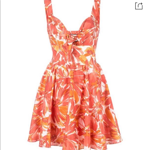 ALEXIS Floral-print Sweetheart Fit-&-flare Dress - Picture 3 of 4